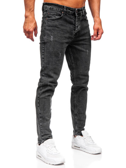 Fekete férfi slim fit farmernadrág Bolf 6488