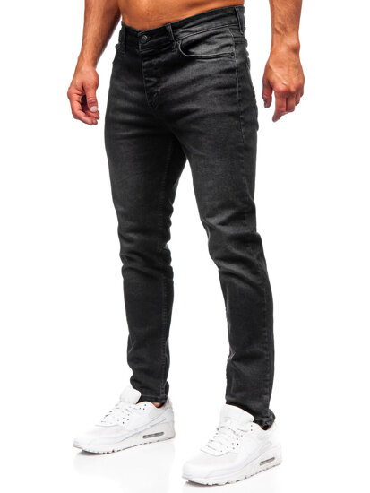 Fekete férfi slim fit farmernadrág Bolf 6489