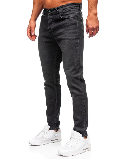 Fekete férfi slim fit farmernadrág Bolf 6648