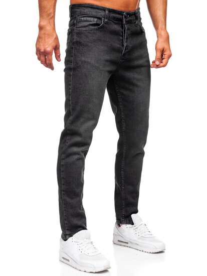 Fekete férfi slim fit farmernadrág Bolf 6648