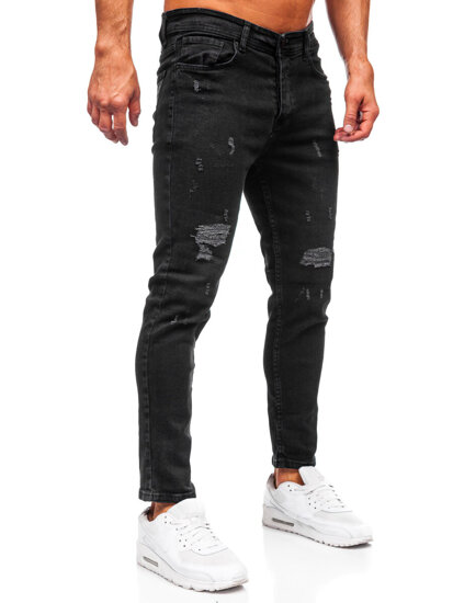 Fekete férfi slim fit farmernadrág Bolf 6853