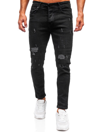 Fekete férfi slim fit farmernadrág Bolf 6853