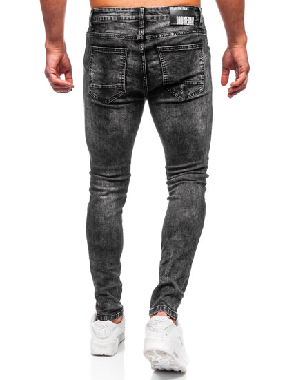 Fekete férfi slim fit farmernadrág Bolf TF291