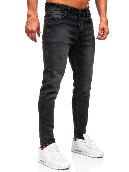 Fekete slim fit férfi farmer Bolf 6687