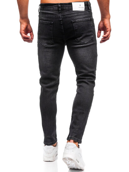 Fekete slim fit férfi farmer Bolf 6687