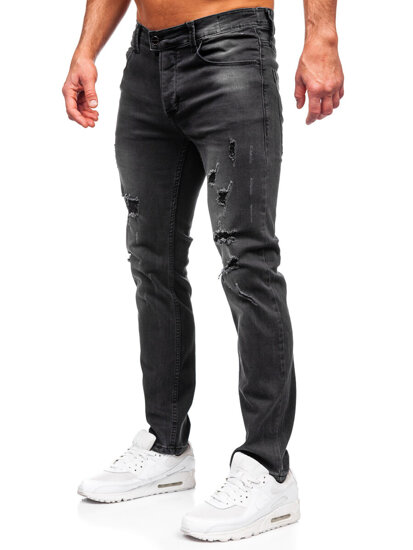 Fekete slim fit férfi farmer Bolf MP0018N