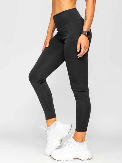 Fekete színű  női push up leggings Bolf L718