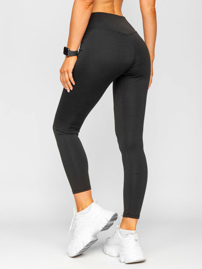 Fekete színű  női push up leggings Bolf L718