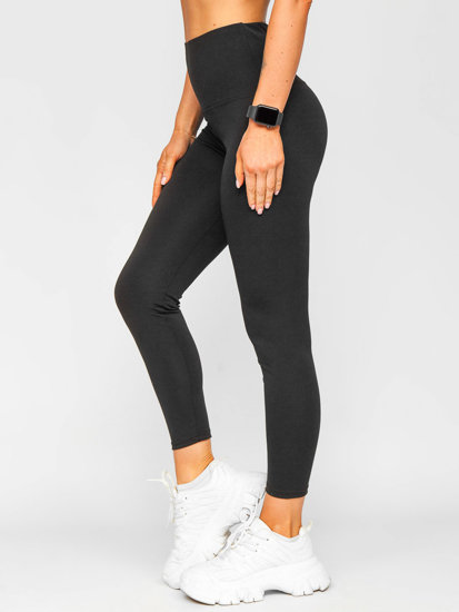 Fekete színű női push up leggings Bolf L720