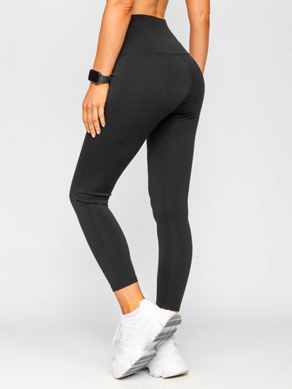 Fekete színű női push up leggings Bolf L720