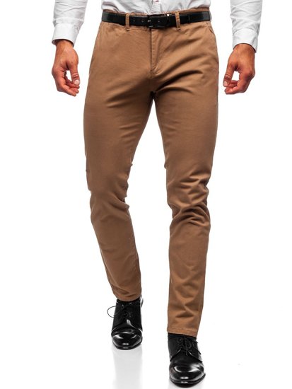 Férfi chino nadrág camel Bolf 1143