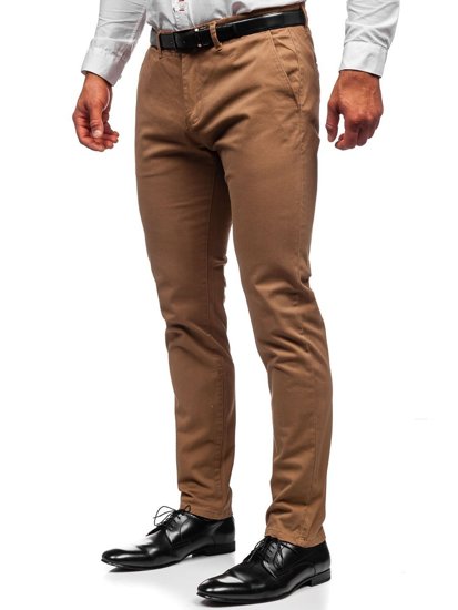 Férfi chino nadrág camel Bolf 1143