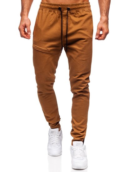 Férfi jogger nadrág camel színben Bolf B11119