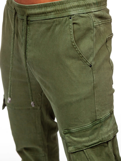 Férfi katonai jogger farmernadrág khaki színben Bolf MP0105MV