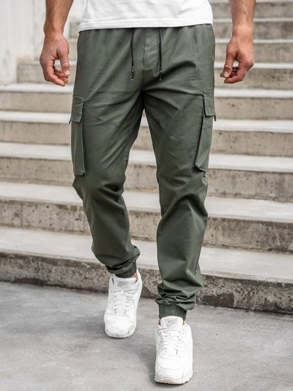 Férfi katonai jogger nadrág khaki Bolf 701