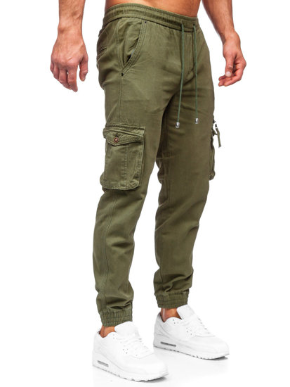 Férfi katonai jogger nadrág khaki színben Bolf MP0181MV