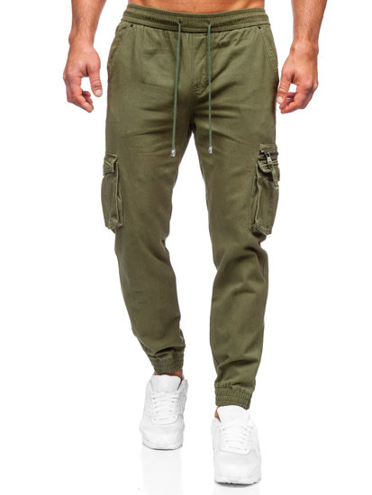 Férfi katonai jogger nadrág khaki színben Bolf MP0181MV