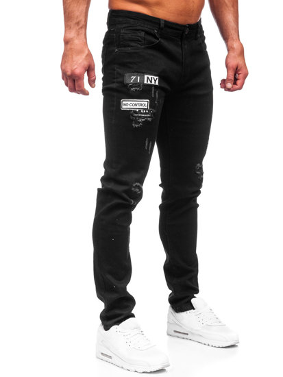 Férfi slim fit farmernadrág fekete színben Bolf E7838