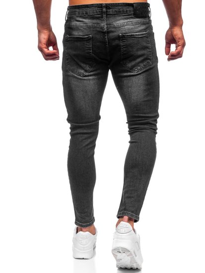 Férfi slim fit farmernadrág fekete színben Bolf R927