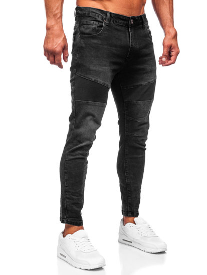 Férfi slim fit farmernadrág fekete színben Bolf TF274