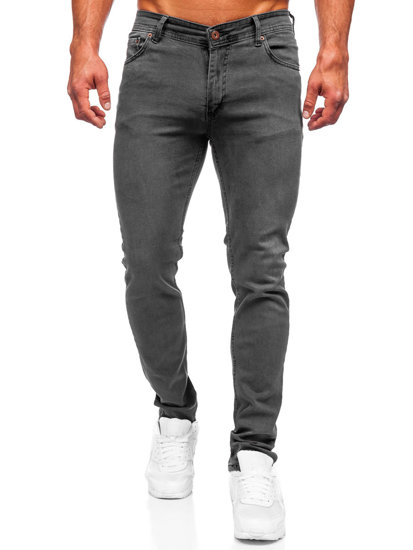 Férfi slim fit farmernadrág grafit színben Bolf 6220