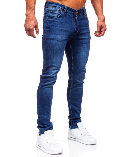 Férfi slim fit farmernadrág gránátkék színben Bolf 6147