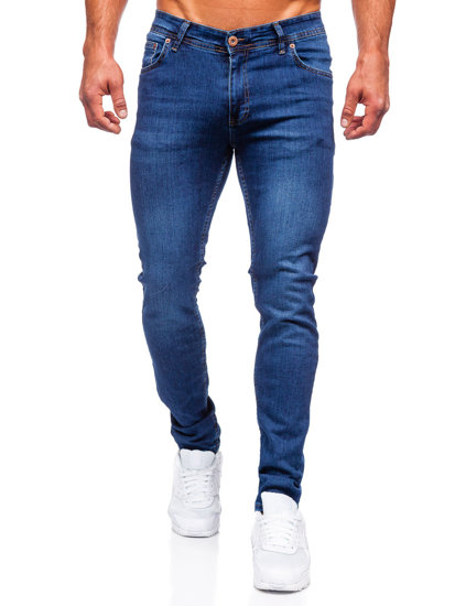 Férfi slim fit farmernadrág gránátkék színben Bolf 6147