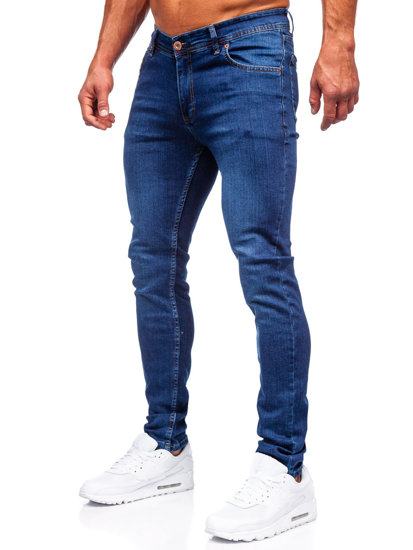 Férfi slim fit farmernadrág gránátkék színben Bolf 6147