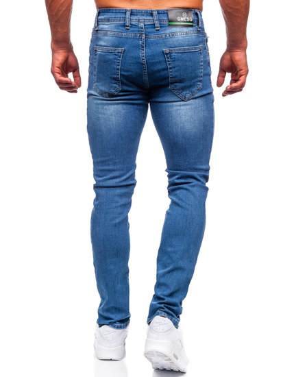 Férfi slim fit farmernadrág gránátkék színben Bolf 6767