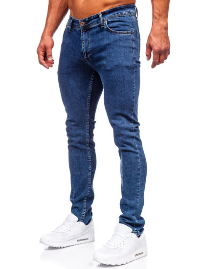 Férfi slim fit farmernadrág gránátkék színben Bolf DP52