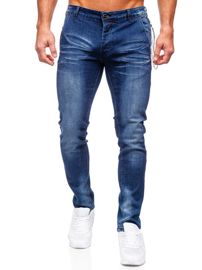 Férfi slim fit farmernadrág gránátkék színben Bolf MP0091BS