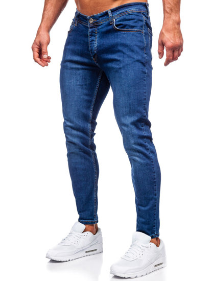 Férfi slim fit farmernadrág gránátkék színben Bolf R921