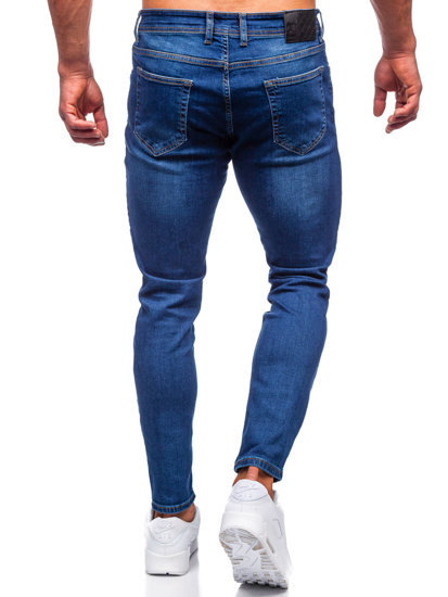 Férfi slim fit farmernadrág gránátkék színben Bolf R921