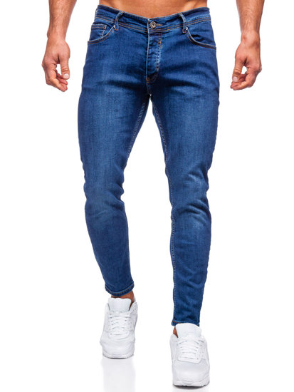 Férfi slim fit farmernadrág gránátkék színben Bolf R921