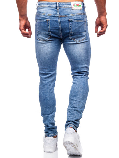 Férfi slim fit farmernadrág kék színben Bolf KA6896S