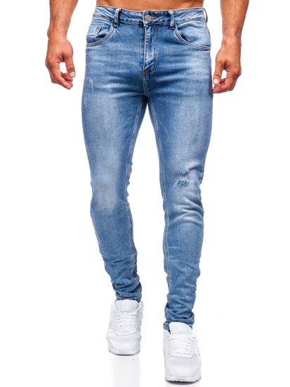 Férfi slim fit farmernadrág kék színben Bolf KA6896S