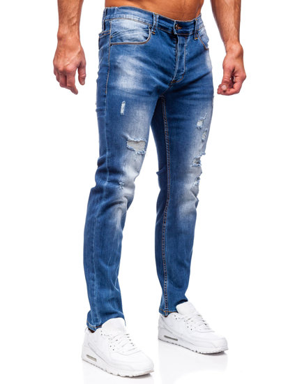 Férfi slim fit farmernadrág kék színben Bolf MP0018B