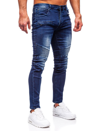 Férfi slim fit farmernadrág kék színben Bolf MP0029B