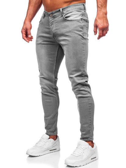 Férfi slim fit farmernadrág szürke színben Bolf R920