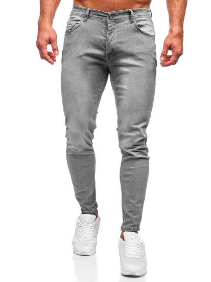 Férfi slim fit farmernadrág szürke színben Bolf R920