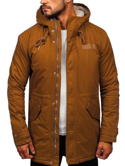 Férfi téli parka dzseki camel Bolf EX838