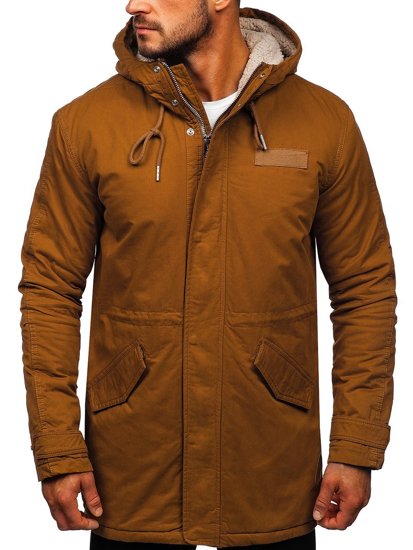 Férfi téli parka dzseki camel Bolf EX838