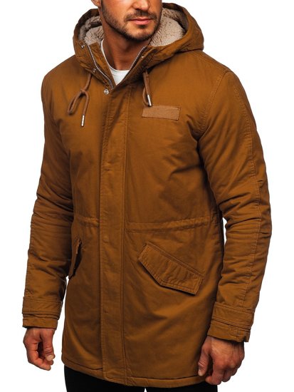 Férfi téli parka dzseki camel Bolf EX838