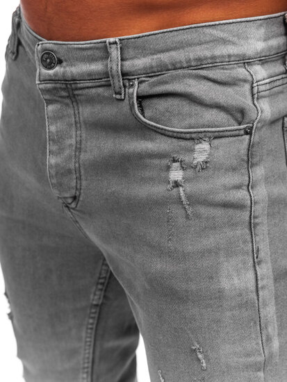 Grafit színű férfi skinny fit farmernadrág Bolf 5909