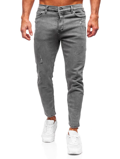 Grafit színű férfi skinny fit farmernadrág Bolf 5909