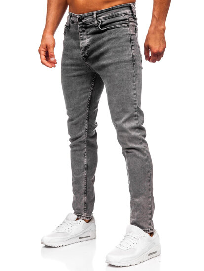 Grafitszürke férfi slim fit farmer Bolf 6506