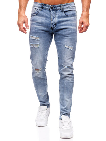 Gránáátkék férfi slim fit farmernadrág Bolf MP0236BC