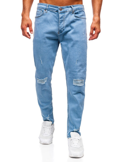 Kék férfi farmernadrág slim fit Bolf 6580