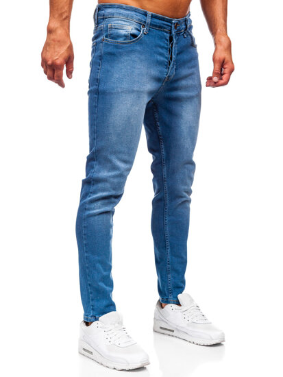 Kék férfi farmernadrág slim fit Bolf 6595