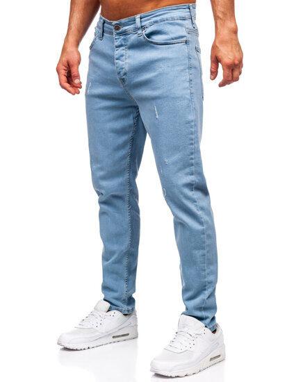 Kék férfi slim fit farmer Bolf 6446